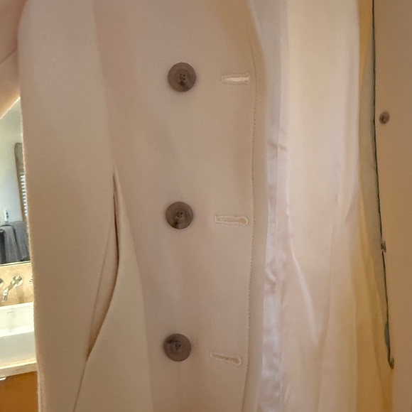 J. Crew Women's Elegant Cream Pea Coat - Picture 3 of 4